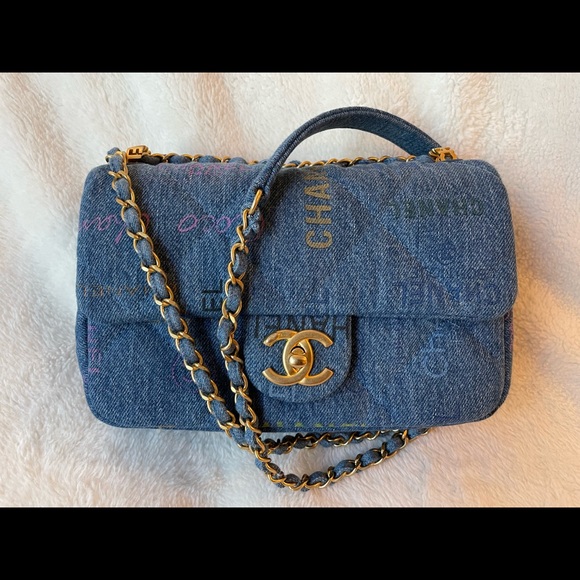 CHANEL Handbags - Chanel Denim Mood Mini Flap Bag